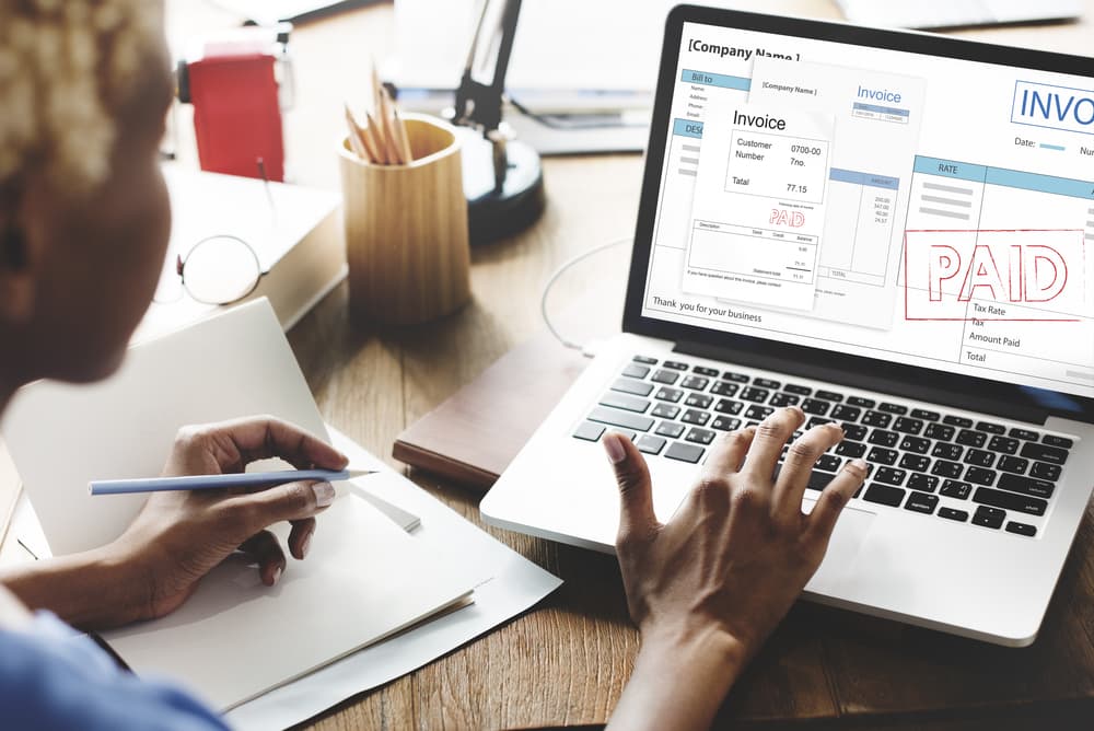 Invoice Bill Paid Payment Financial Account